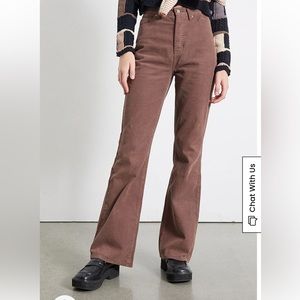 PacSun Brown Corduroy High Waisted Bootcut Jeans